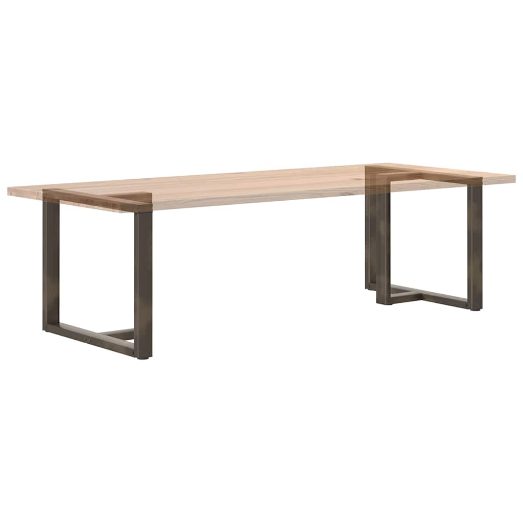 2 db fekete, T-alakú étkezőasztal láb 90x35x(72-73) cm acél étkezőasztal