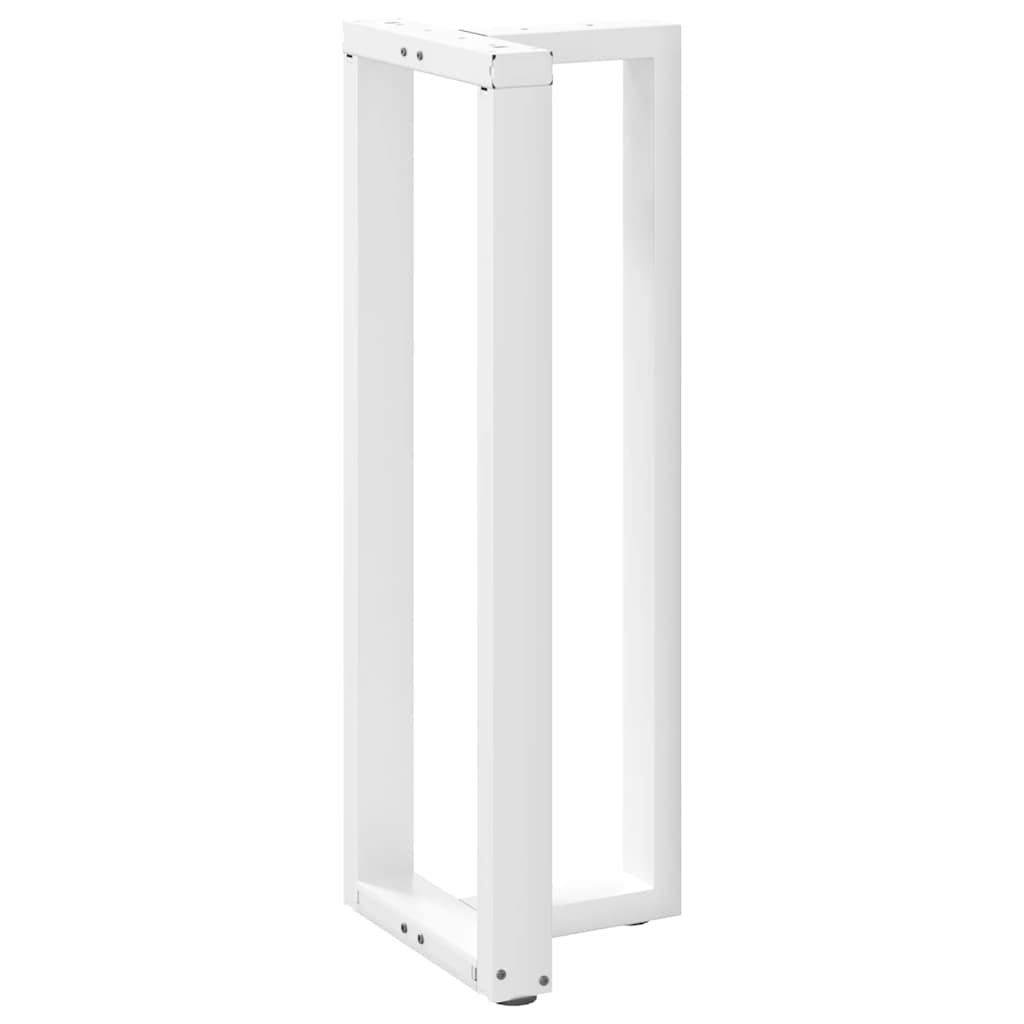 2 db fehér, T-alakú acél bárasztalláb 50x35x(110-111) cm