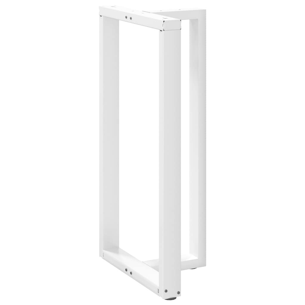 2 db T-alakú bárasztalláb, fehér, 60x35x(110-111) cm, acél