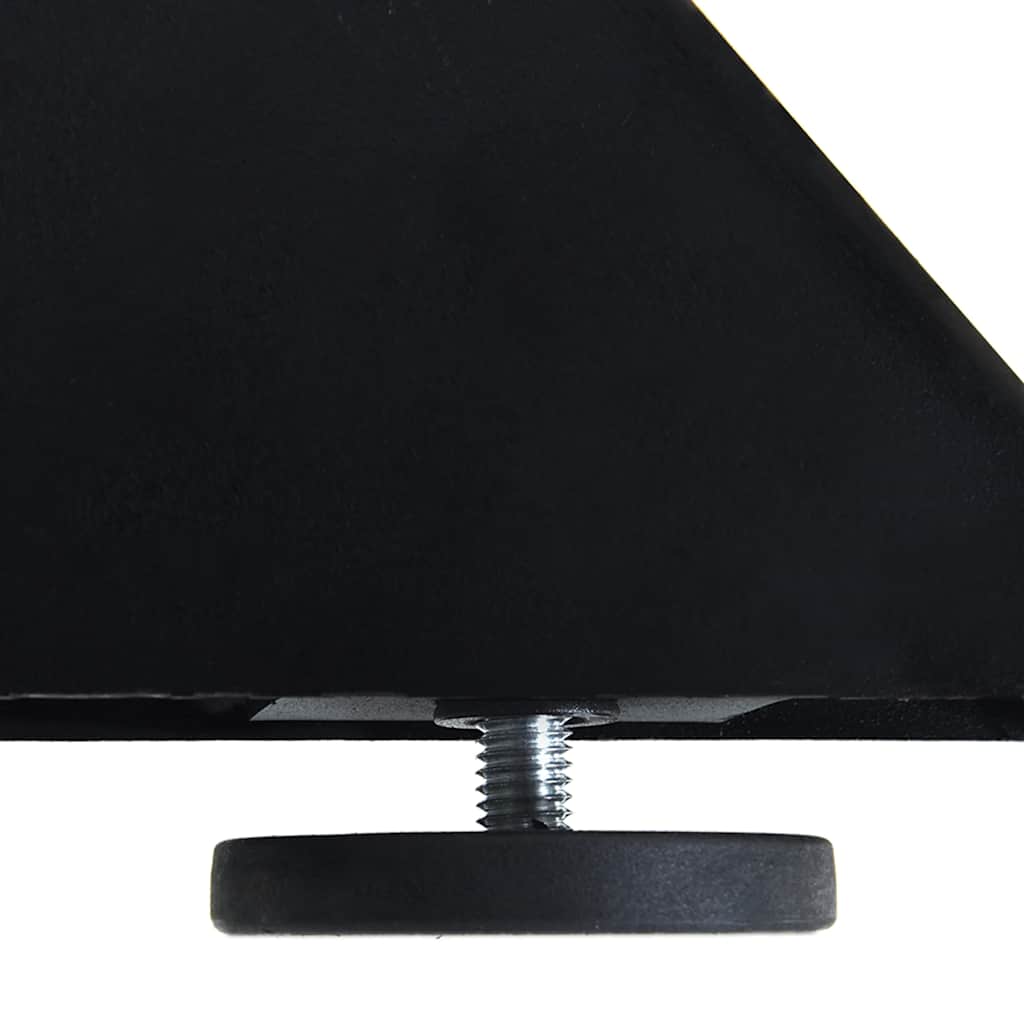 fekete, pók alakú dohányzóasztal láb 98x58x(42-43) cm acél