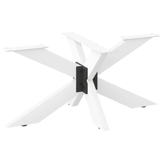 pók alakú dohányzóasztal láb fehér 98x58x(42-43) cm acél