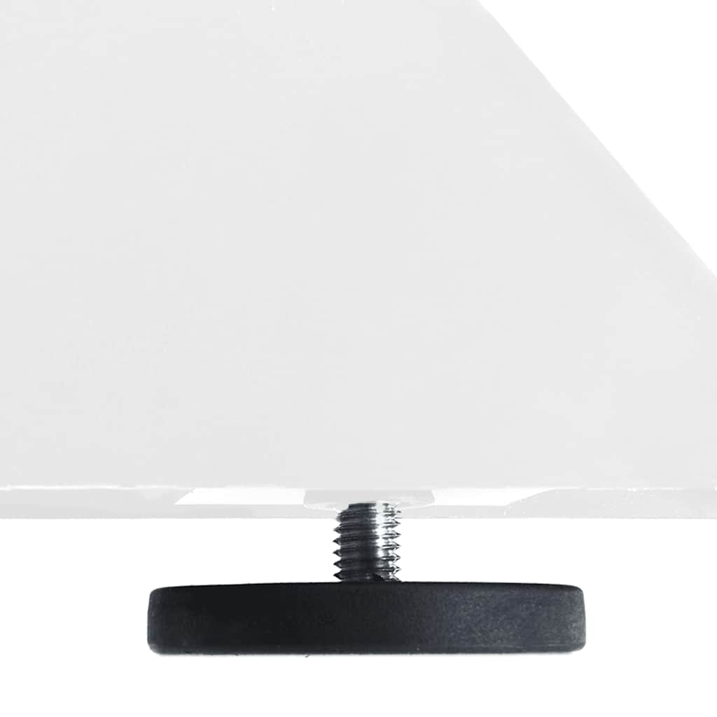 pók alakú dohányzóasztal láb fehér 98x58x(42-43) cm acél