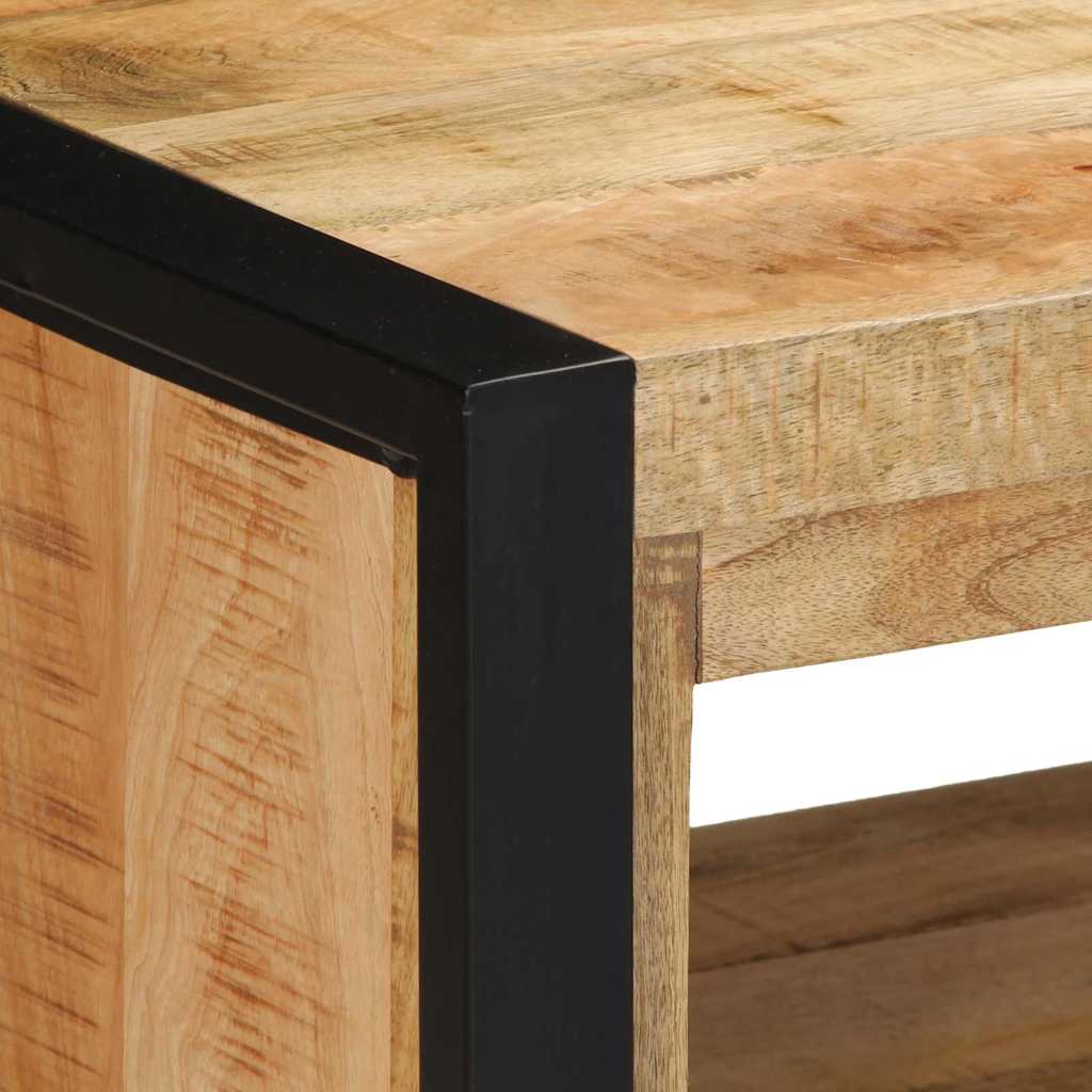 Cipőpad Barna 100 x 40 x 50 cm Tömör mangófa