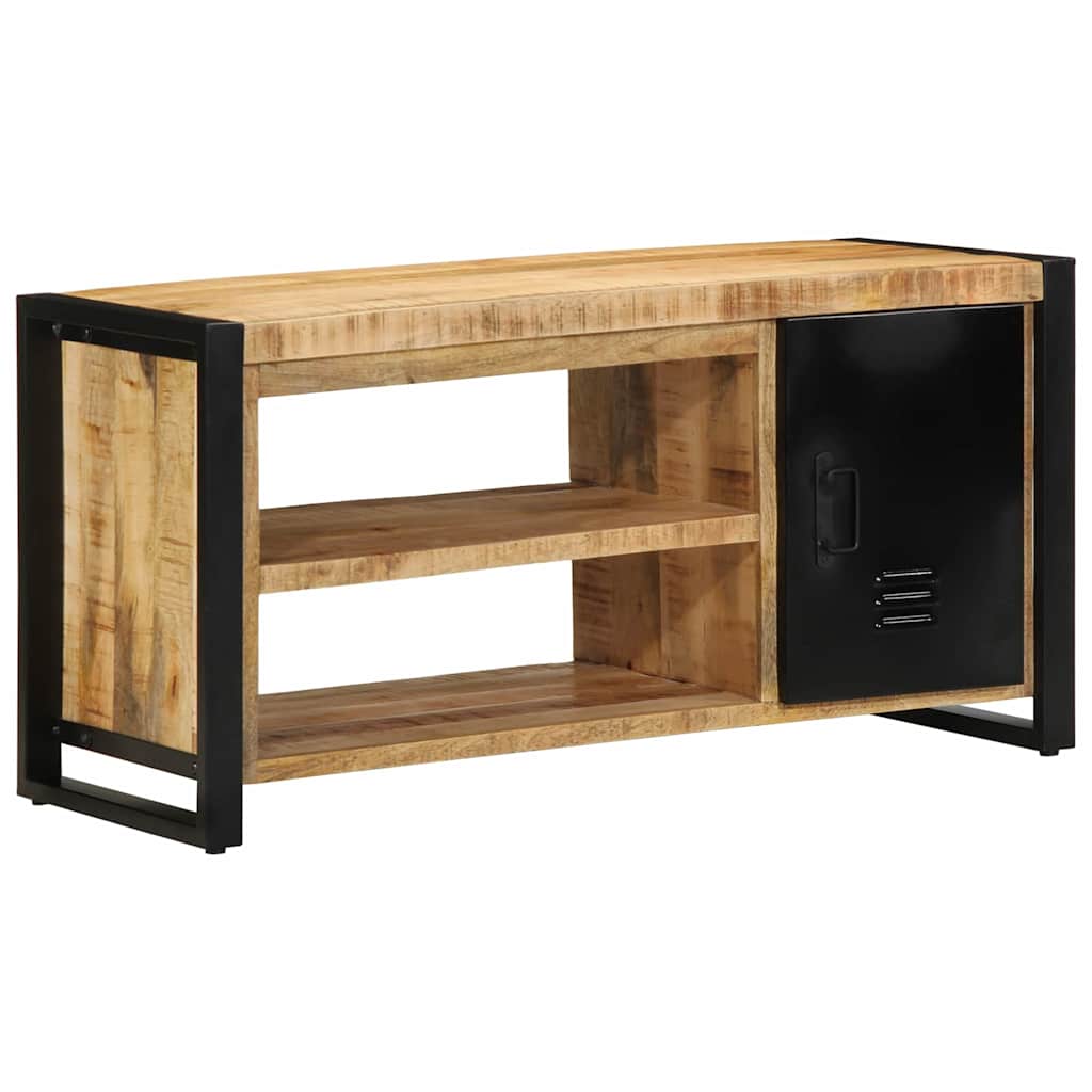 Cipőpad Barna 100 x 40 x 50 cm Tömör mangófa