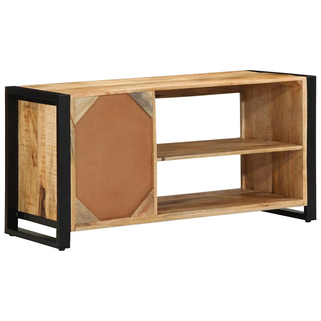 Cipőpad Barna 100 x 40 x 50 cm Tömör mangófa