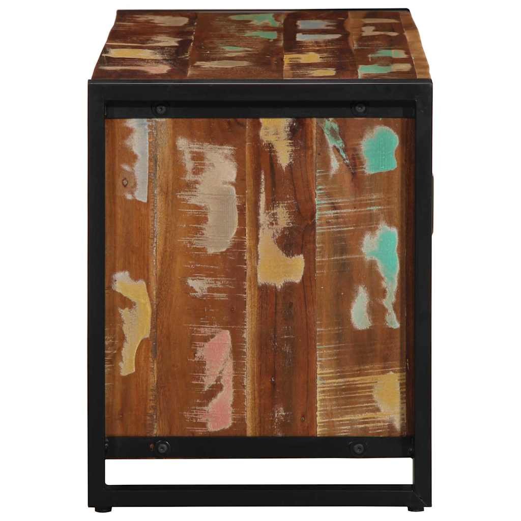 Cipőpad Sokszínű 100 x 40 x 50 cm Tömör újrahasznosított fa
