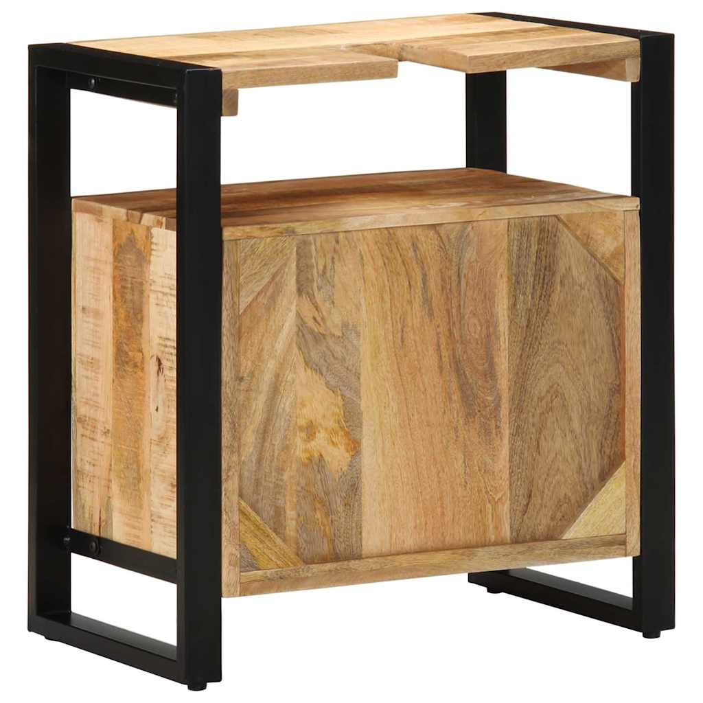 Fürdőszoba Székény ajtóval Barna 55 x 35 x 60 cm Tömör Mangófát
