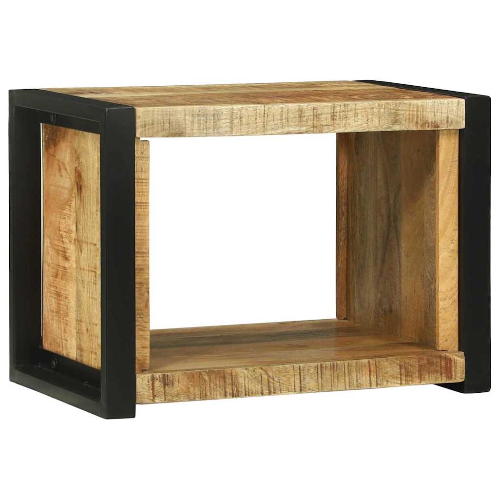Fali Kocka tárolóval Barna 55 x 35 x 40 cm Tömör Mangófát