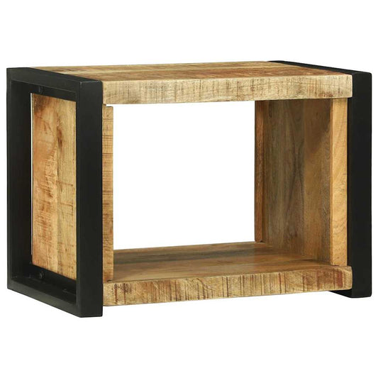 Fali Kocka tárolóval Barna 55 x 35 x 40 cm Tömör Mangófát