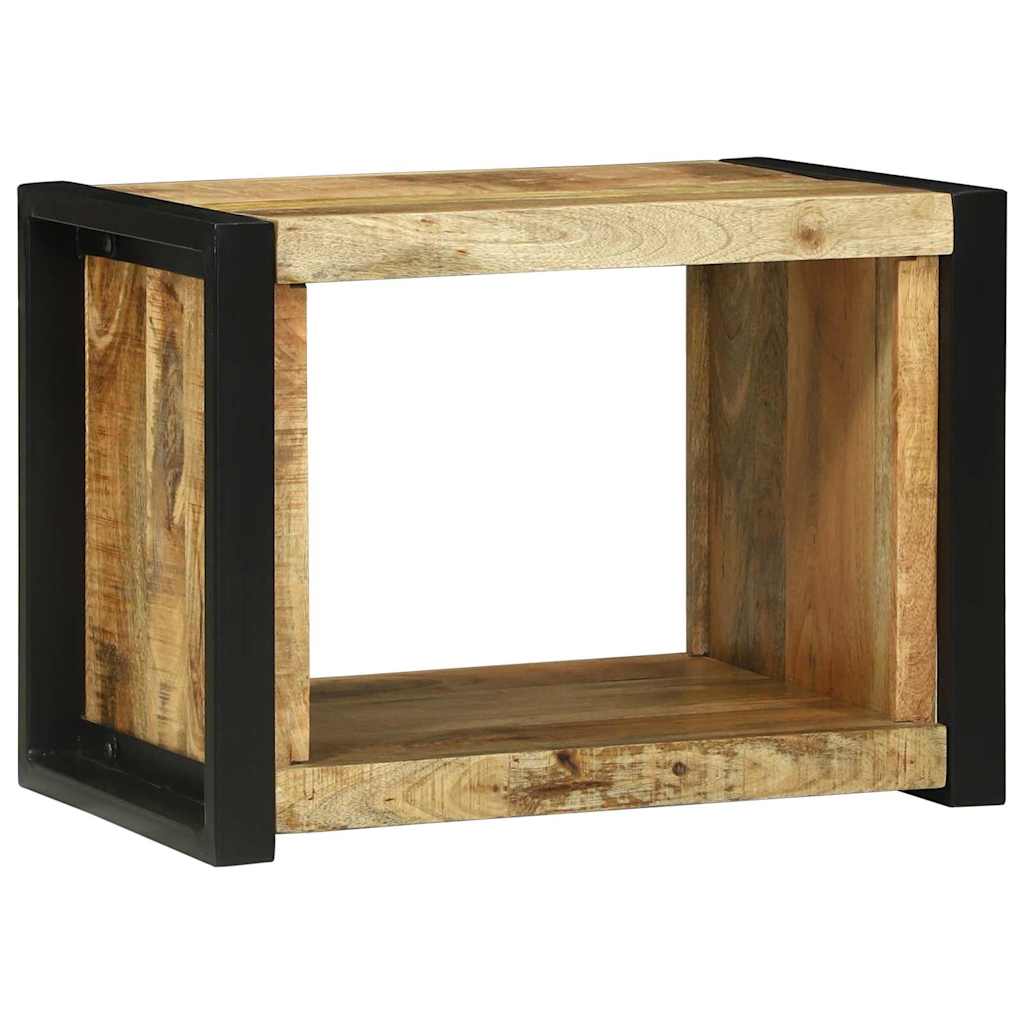 Fali Kocka tárolóval Barna 55 x 35 x 40 cm Tömör Mangófát