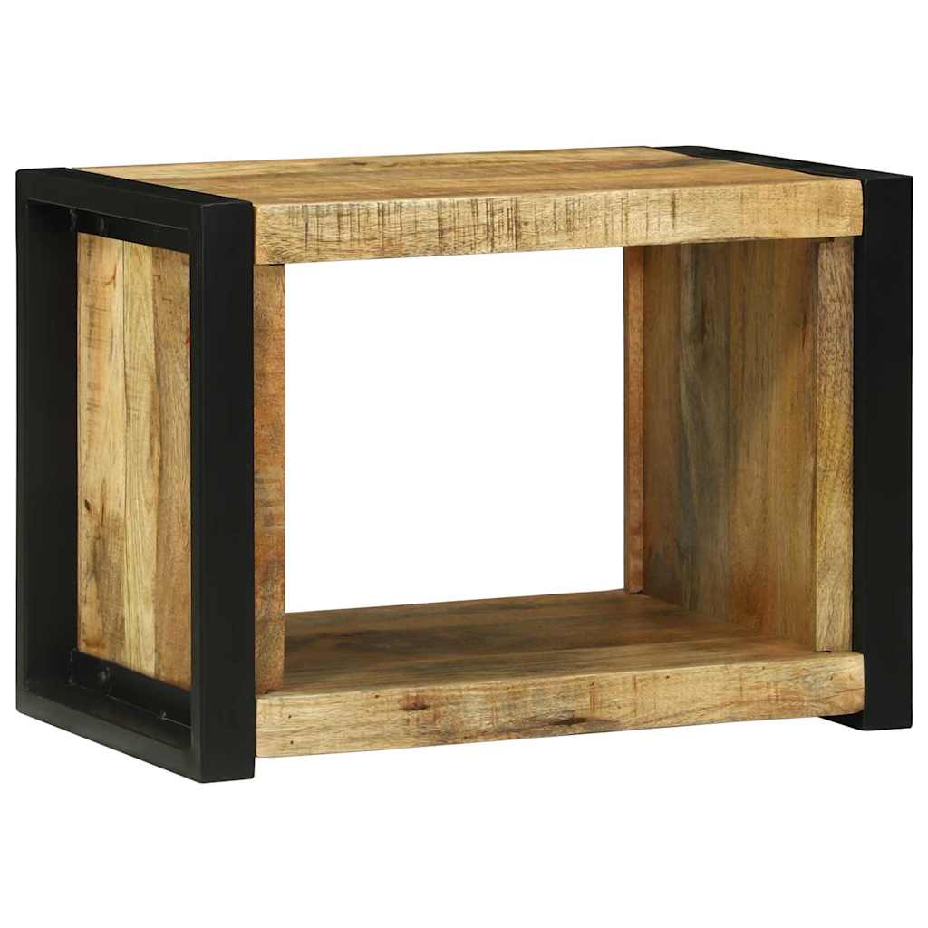 Fali Kocka tárolóval Barna 55 x 35 x 40 cm Tömör Mangófát