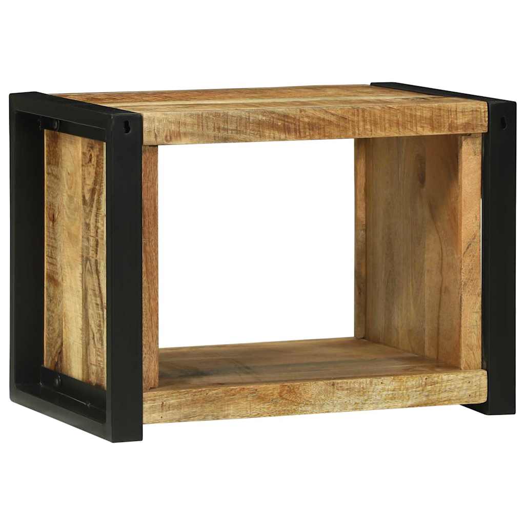 Fali Kocka tárolóval Barna 55 x 35 x 40 cm Tömör Mangófát