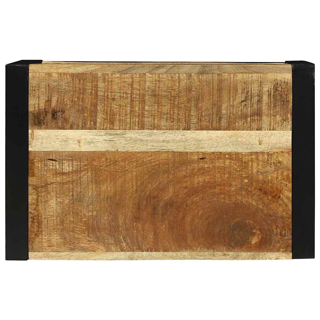 Fali Kocka tárolóval Barna 55 x 35 x 40 cm Tömör Mangófát