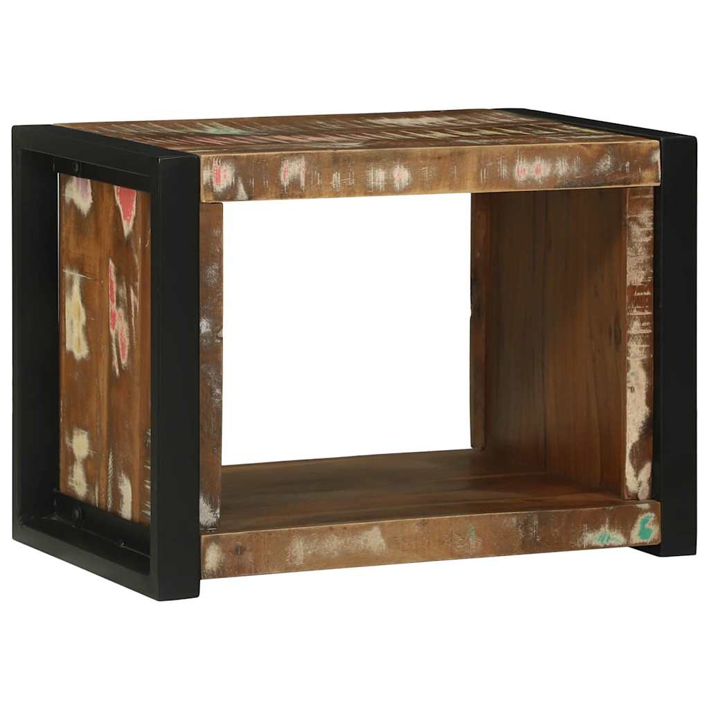 Fali Kocka Barna 55 x 35 x 40 cm Szilárd Újrahasznosított Fa