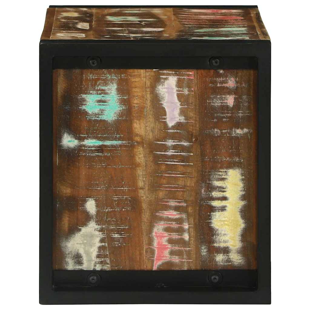 Fali Kocka Barna 55 x 35 x 40 cm Szilárd Újrahasznosított Fa
