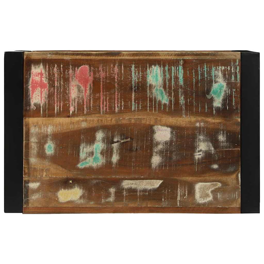 Fali Kocka Barna 55 x 35 x 40 cm Szilárd Újrahasznosított Fa