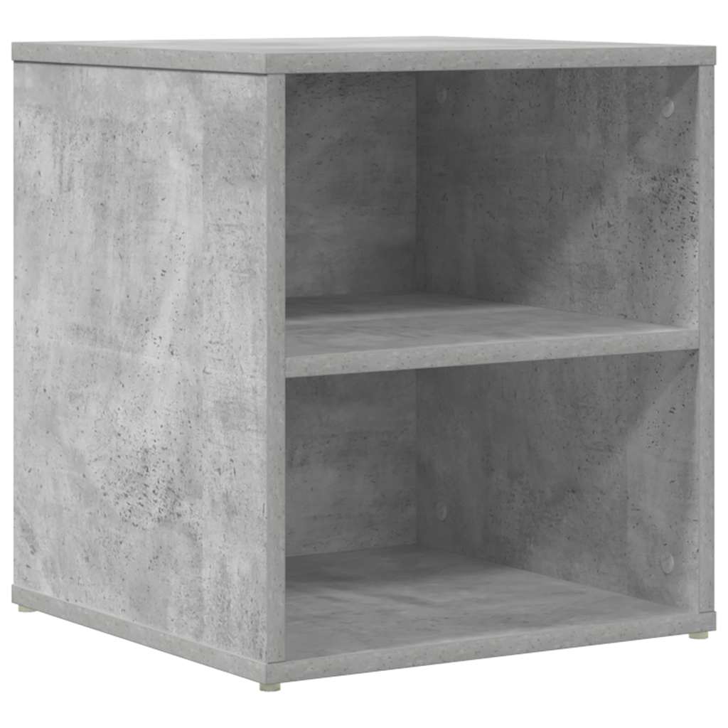 betonszürke szerelt fa sarokszekrény 200 x 40 x 45 cm