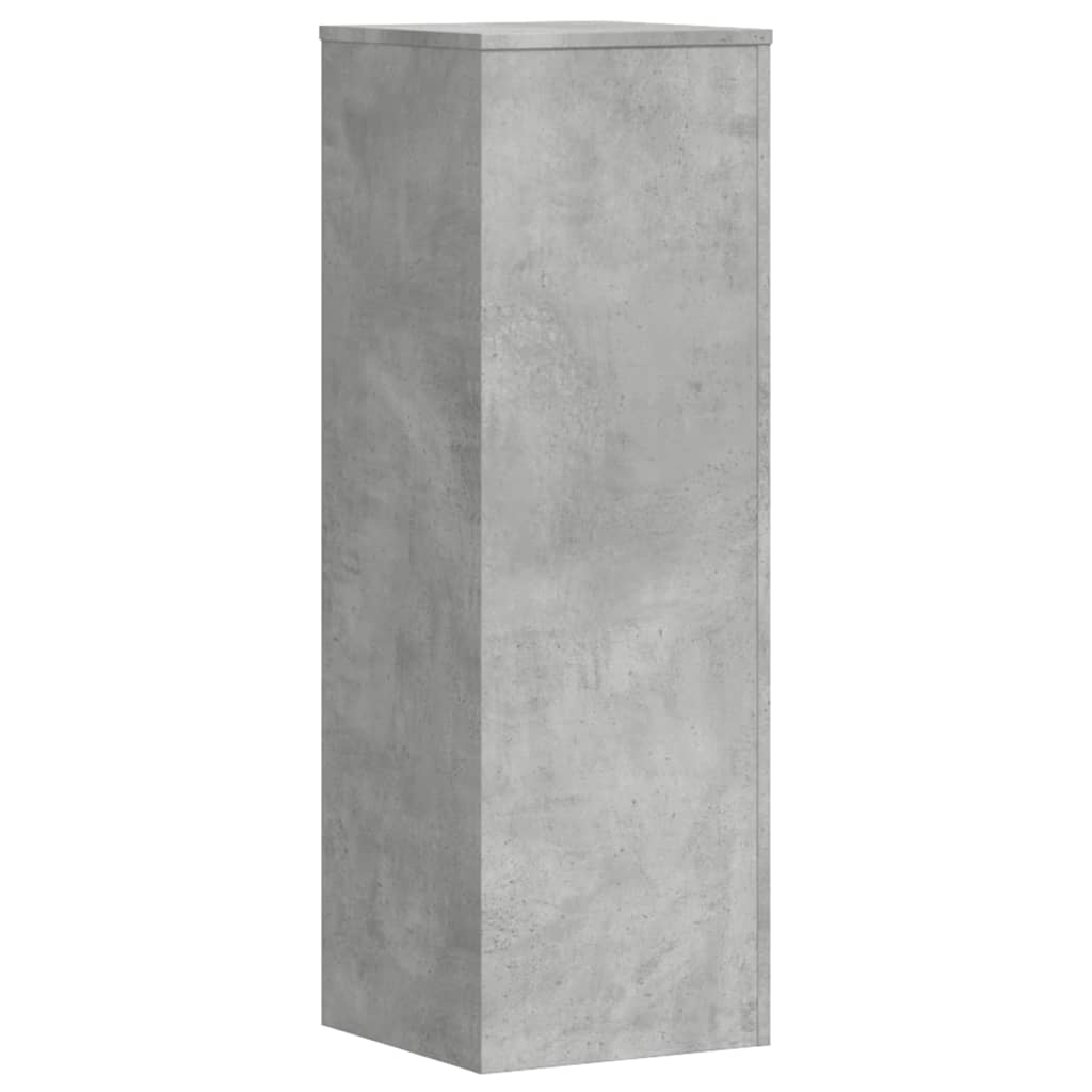 2 db betonszürke szerelt fa növénytartó állvány 33x33x100 cm