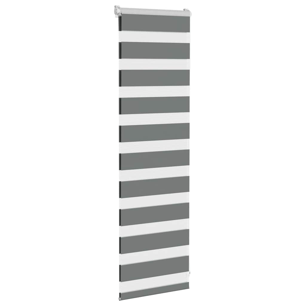 zebrafüggönnyel sötét szürke szövetszélesség 40,9 cm poliészter