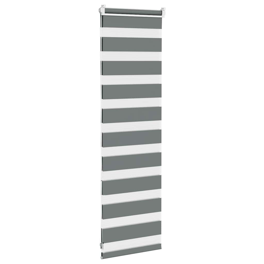 zebrafüggönnyel sötét szürke szövetszélesség 40,9 cm poliészter
