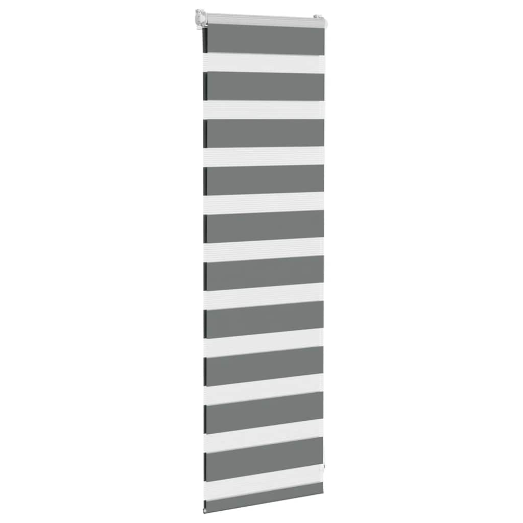 zebrafüggönnyel sötét szürke szövetszélesség 45,9 cm poliészter