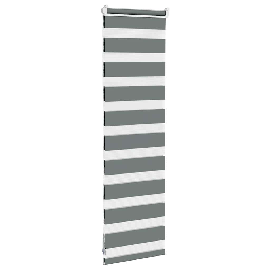 zebrafüggönnyel sötét szürke szövetszélesség 45,9 cm poliészter