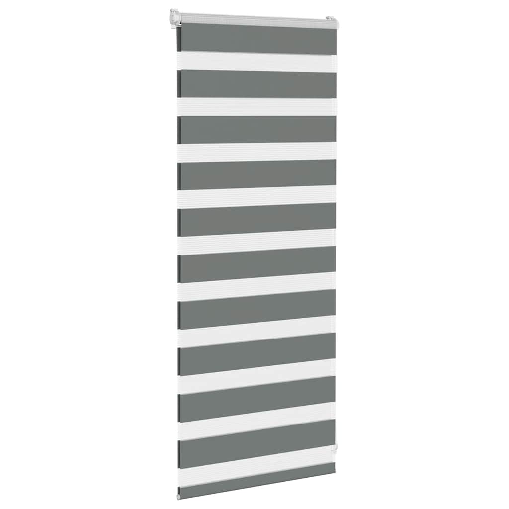 zebrafüggönnyel sötét szürke szövetszélesség 60,9 cm poliészter