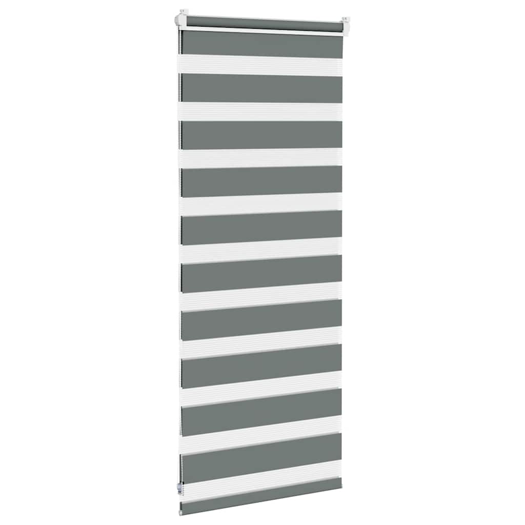 zebrafüggönnyel sötét szürke szövetszélesség 60,9 cm poliészter