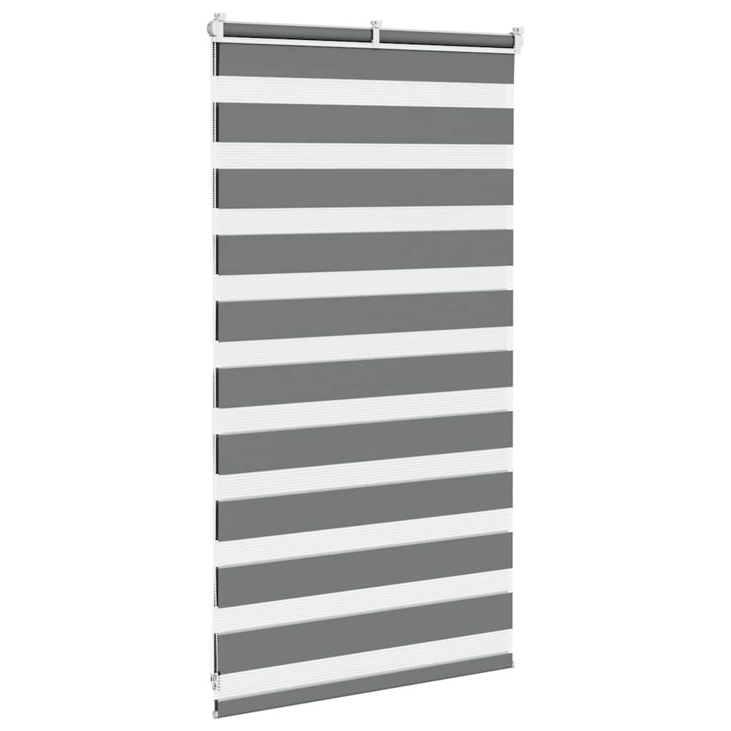 zebrafüggönnyel sötét szürke szövetszélesség 70,9 cm poliészter