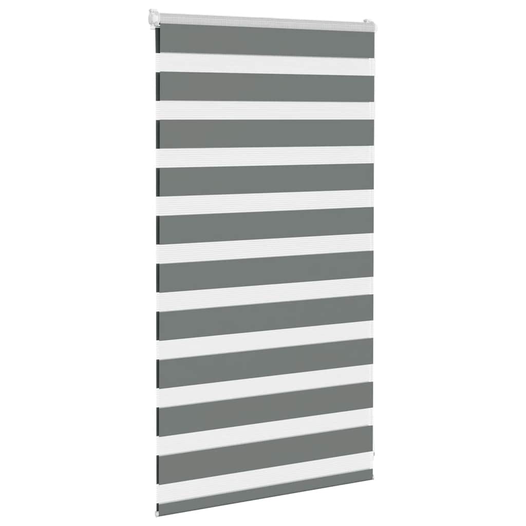 zebrafüggönnyel sötét szürke szövetszélesség 75,9 cm poliészter