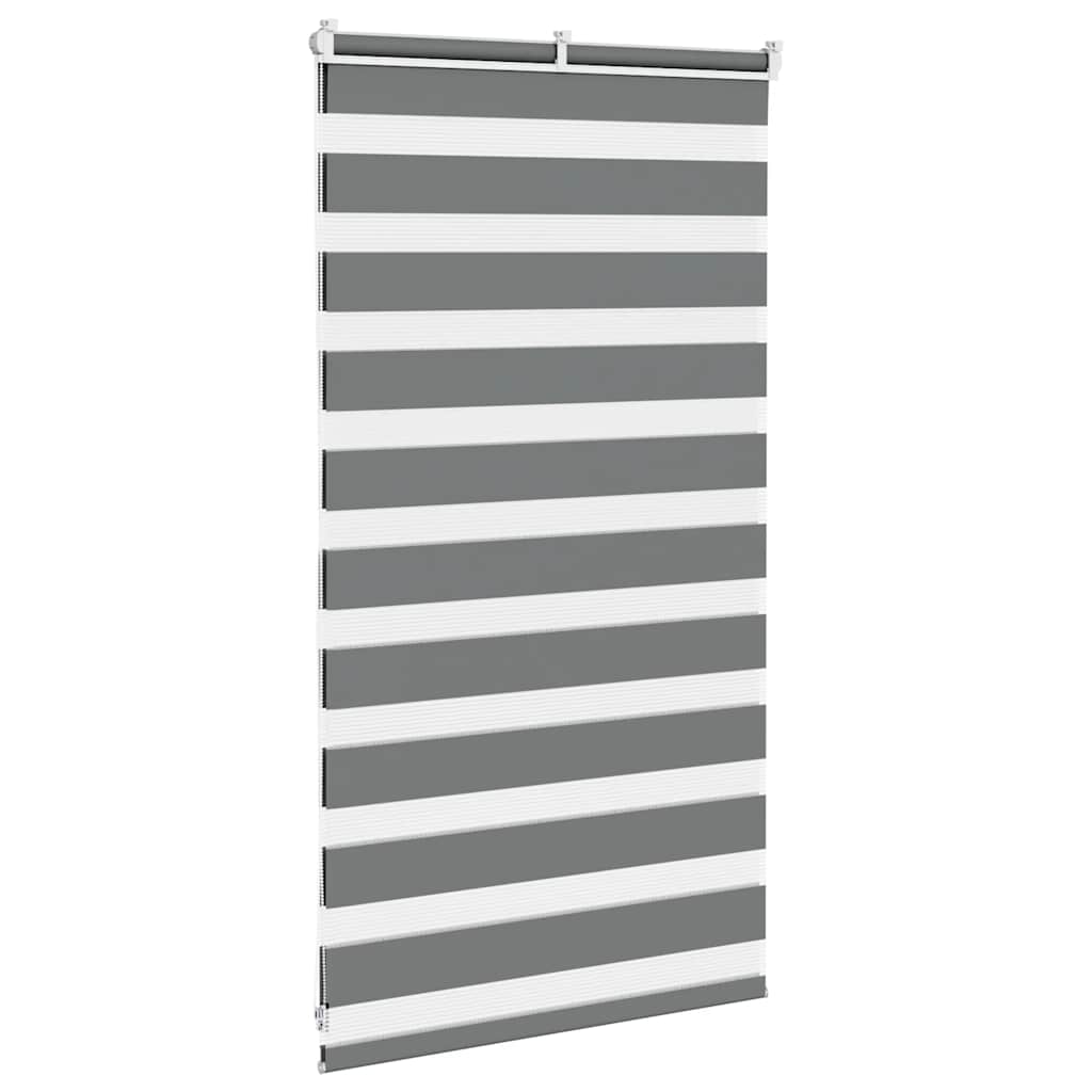 zebrafüggönnyel sötét szürke szövetszélesség 80,9 cm poliészter