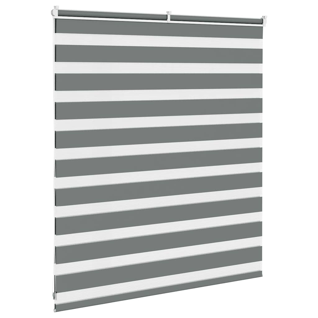zebrafüggönnyel sötét szürke szövetszélesség 120,9cm poliészter