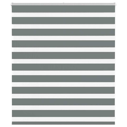 zebrafüggönnyel sötét szürke szövetszélesség 130,9cm poliészter