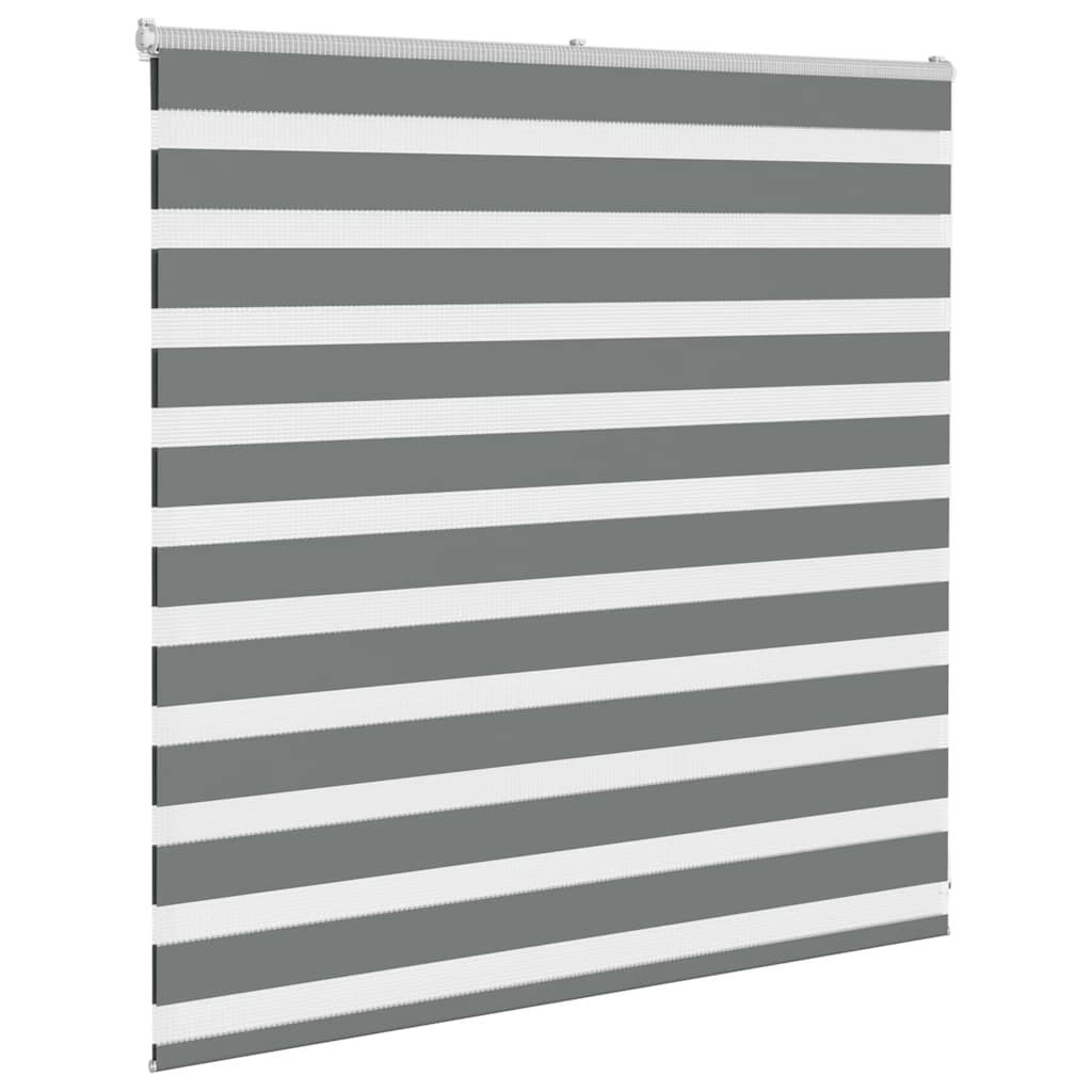 zebrafüggönnyel sötét szürke szövetszélesség 140,9cm poliészter