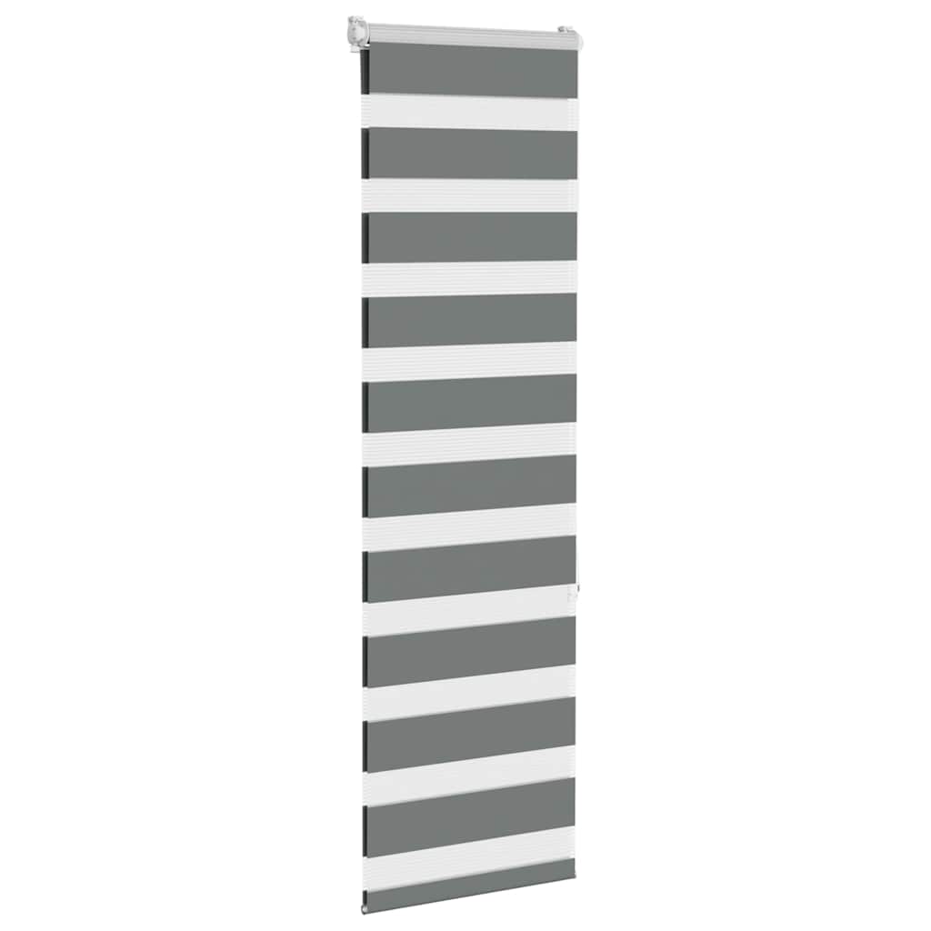 zebrafüggönnyel sötét szürke szövetszélesség 40,9 cm poliészter
