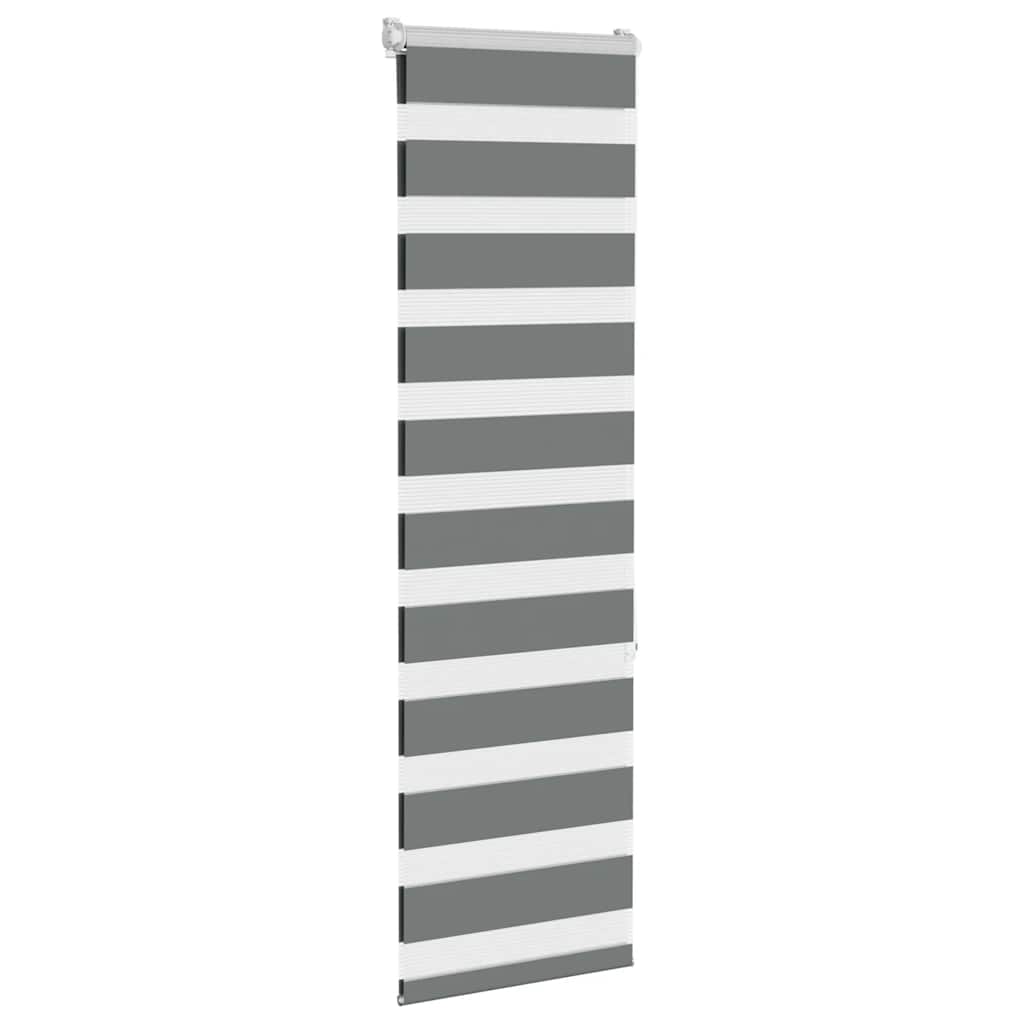 zebrafüggönnyel sötét szürke szövetszélesség 45,9 cm poliészter