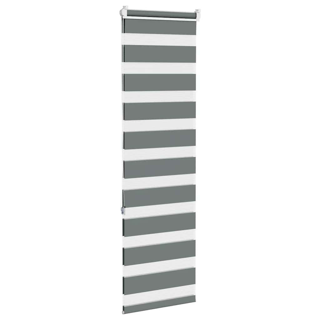 zebrafüggönnyel sötét szürke szövetszélesség 45,9 cm poliészter