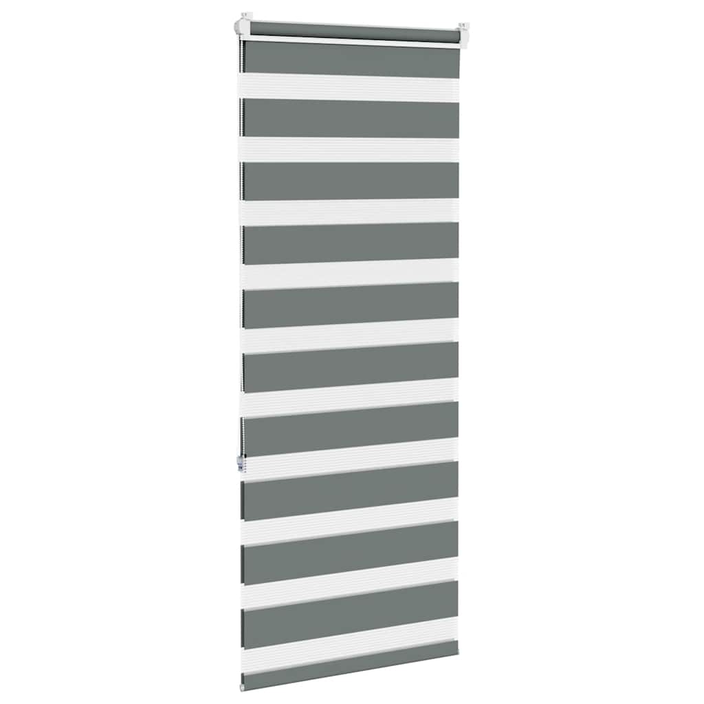 zebrafüggönnyel sötét szürke szövetszélesség 60,9 cm poliészter