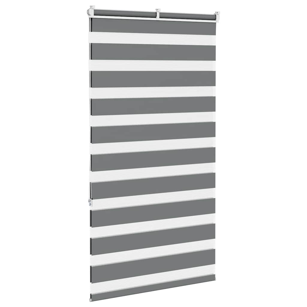 zebrafüggönnyel sötét szürke szövetszélesség 75,9 cm poliészter