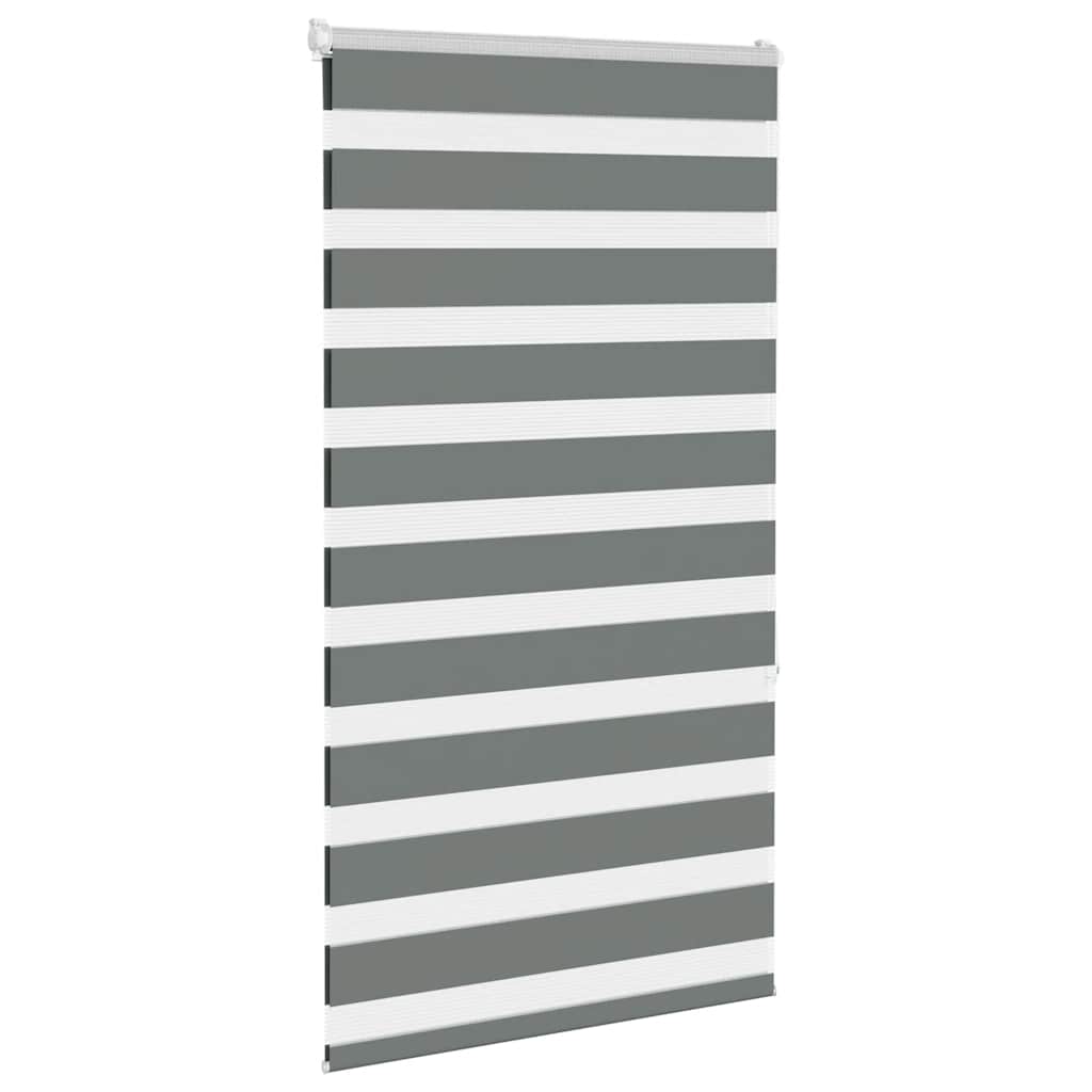 zebrafüggönnyel sötét szürke szövetszélesség 80,9 cm poliészter