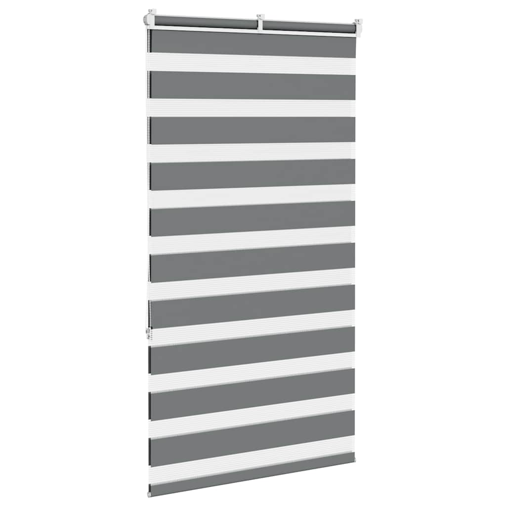 zebrafüggönnyel sötét szürke szövetszélesség 85,9 cm poliészter