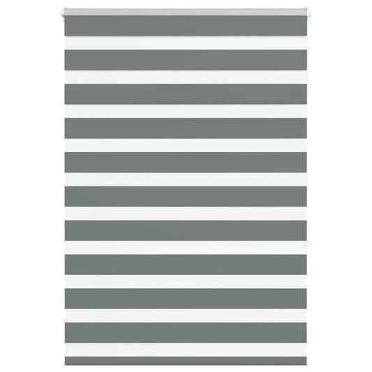 zebrafüggönnyel sötét szürke szövetszélesség 100,9cm poliészter