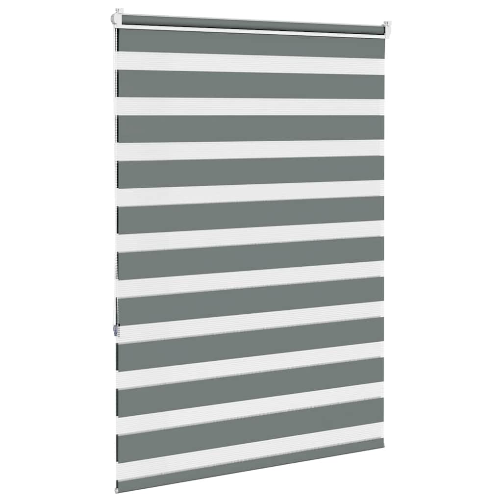 zebrafüggönnyel sötét szürke szövetszélesség 100,9cm poliészter
