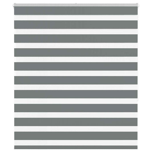 zebrafüggönnyel sötét szürke szövetszélesség 120,9cm poliészter