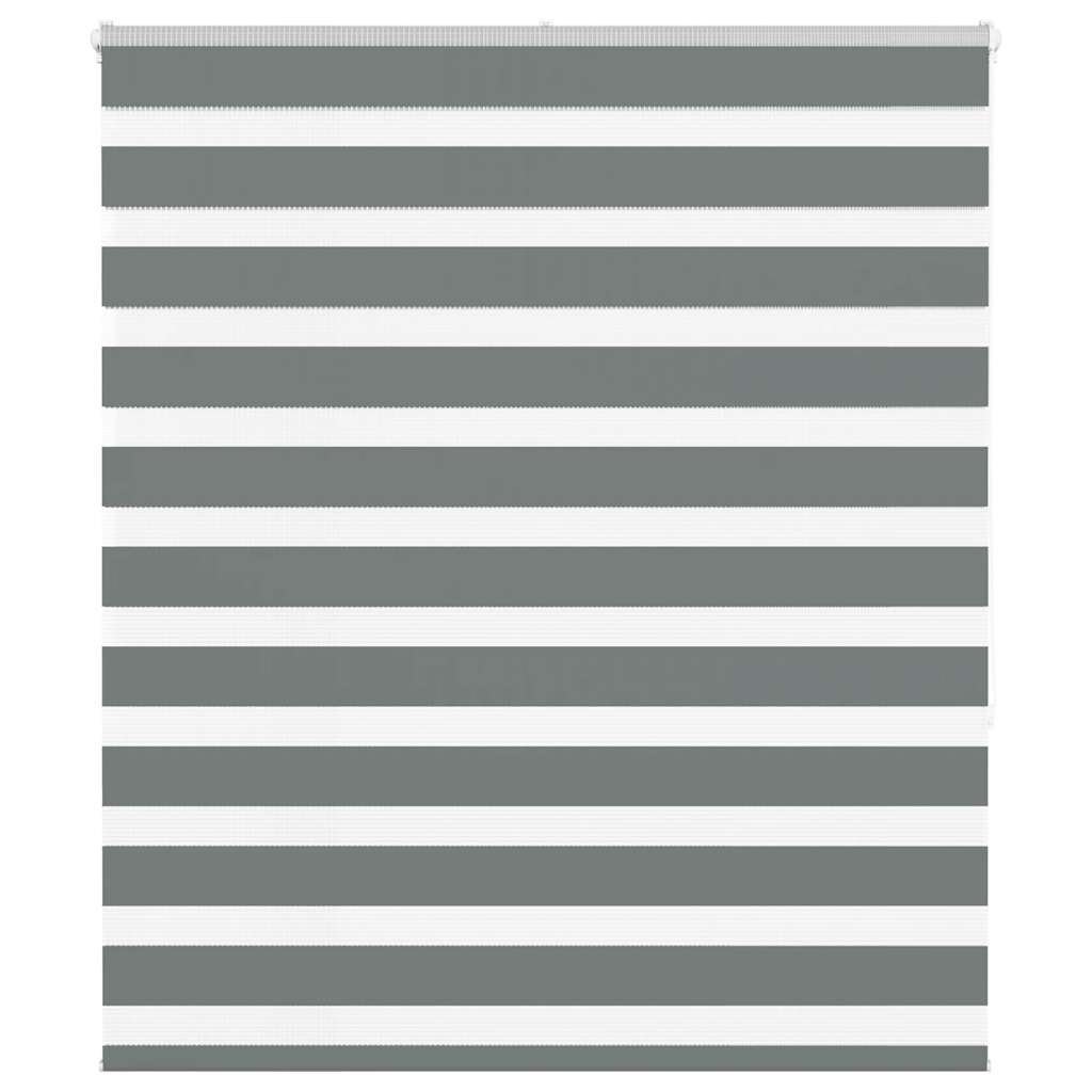zebrafüggönnyel sötét szürke szövetszélesség 125,9cm poliészter