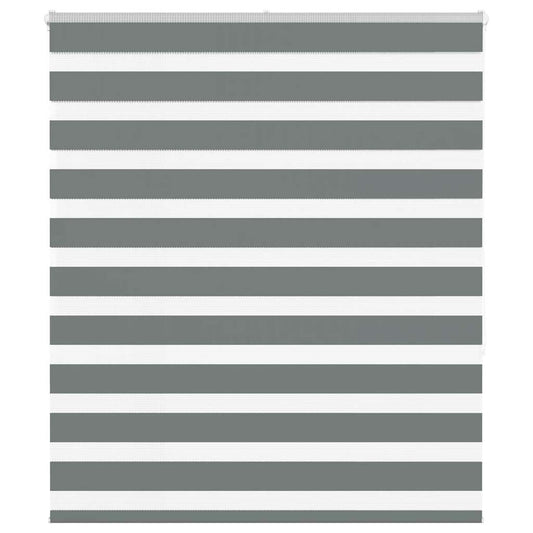 zebrafüggönnyel sötét szürke szövetszélesség 125,9cm poliészter