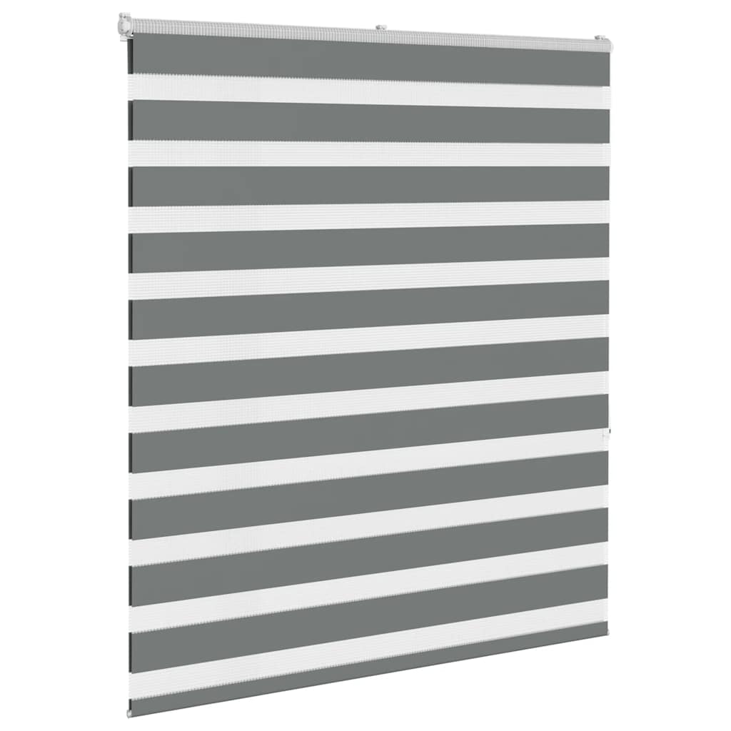 zebrafüggönnyel sötét szürke szövetszélesség 125,9cm poliészter