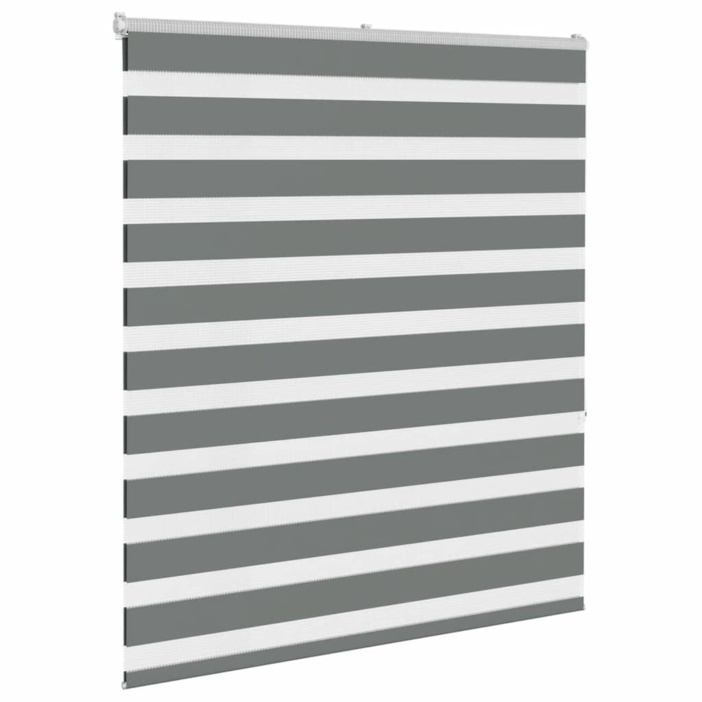 zebrafüggönnyel sötét szürke szövetszélesség 130,9cm poliészter