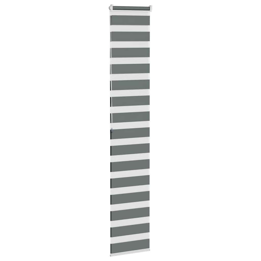 zebrafüggönnyel sötét szürke szövetszélesség 35,9 cm poliészter