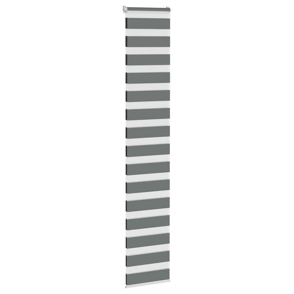 zebrafüggönnyel sötét szürke szövetszélesség 40,9 cm poliészter